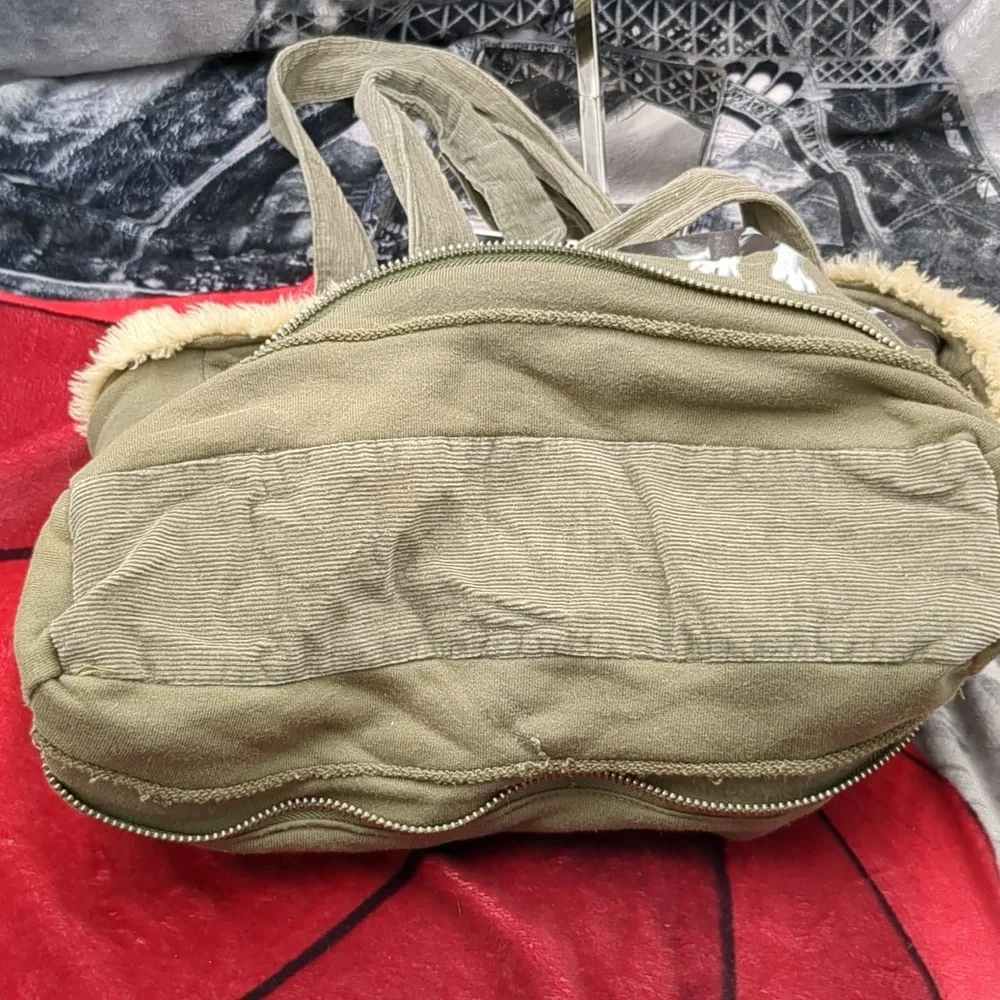 Fuzzy Nation corduroy and cloth bag Boxer